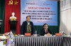 Đồng chí Hà Sỹ Đồng, Phó Chủ tịch Thường trực UBND tỉnh phát biểu nội dung về y tế dự phòng tại Tung tâm Kiểm soát bệnh tật tỉnh