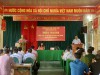 Phó Trưởng Đoàn chuyên trách Hoàng Đức Thắng phát biểu tiếp thu tại xã Thuận, huyện Hướng Hóa