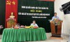 Bí thư Tỉnh ủy, Trưởng Đoàn ĐBQH tỉnh Lê Quang Tùng phát biểu kết luận Hội nghị
