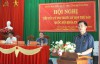 Đại biểu Lê Quang Tùng, UVBCHTW Đảng, Bí thư Tỉnh ủy, Trưởng đoàn ĐBQH tỉnh phát biểu