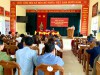 Toàn cảnh buổi tiếp xúc cử tri xã Vĩnh Thái và Vĩnh Tú, huyện Vĩnh Linh