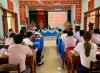 Toàn cảnh buổi tiếp xúc cử tri tại xã Gio Châu, huyện Gio Linh