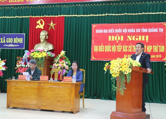 Đoàn đại biểu Quốc hội tỉnh tiếp xúc cử tri tại Vĩnh Linh và Gio Linh