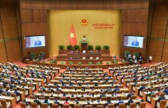 Toàn cảnh phiên khai mạc Kỳ họp thứ 9, Quốc hội khóa XV